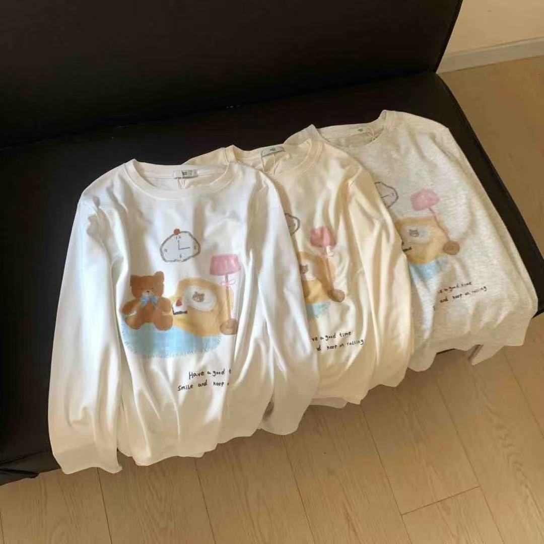 egg小熊台灯闹钟高弹打底